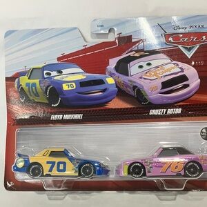 Disney Pixar Cars Floyd Mulvihill and Crusty Rotor Toy Set